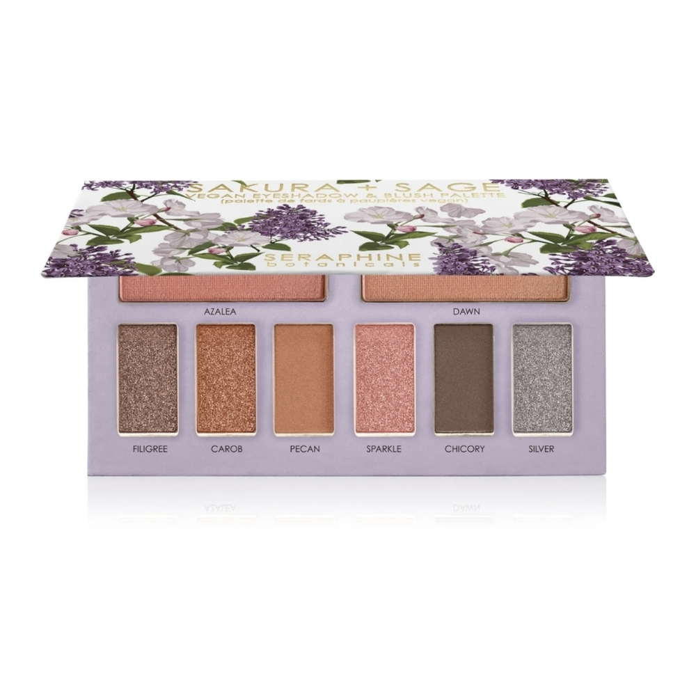 New! Sakura + Sage Vegan Eyeshadow & Blush Palette